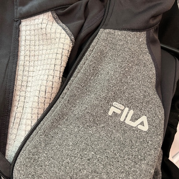 Fila Black and Gray Performance Pullover - Picture 7 of 8